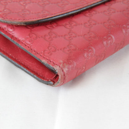 Gucci 0416 Wallet Leather Red — view 6