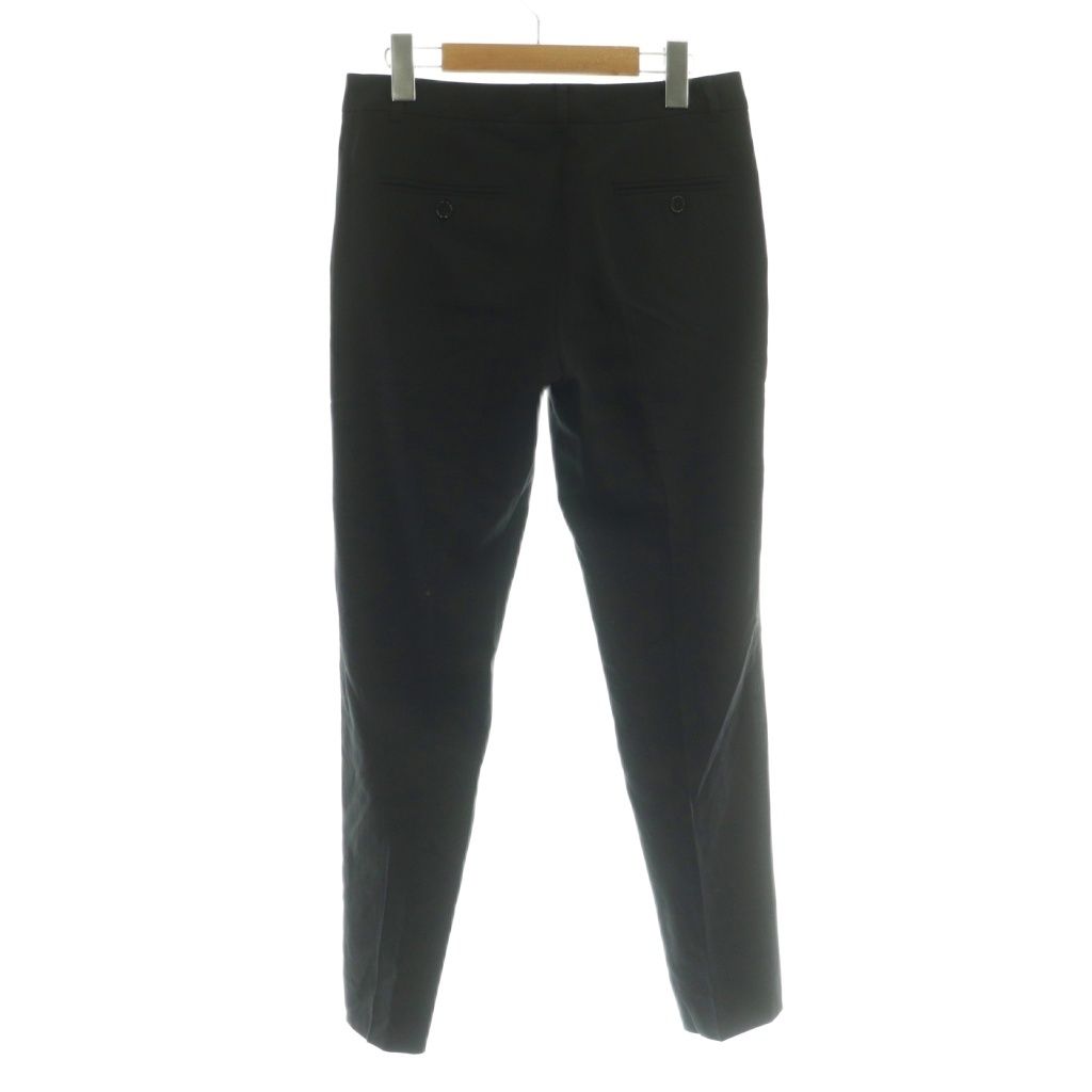 Dolce & Gabbana Trousers Pants Zip Fly Stretch One Color Wool 38 Black BB — view 2