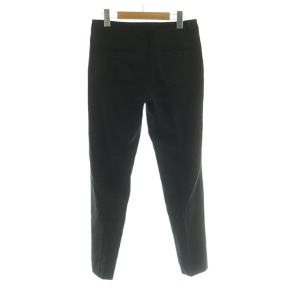 Dolce & Gabbana Trousers Pants Zip Fly Stretch One Color Wool 38 Black BB — view 2