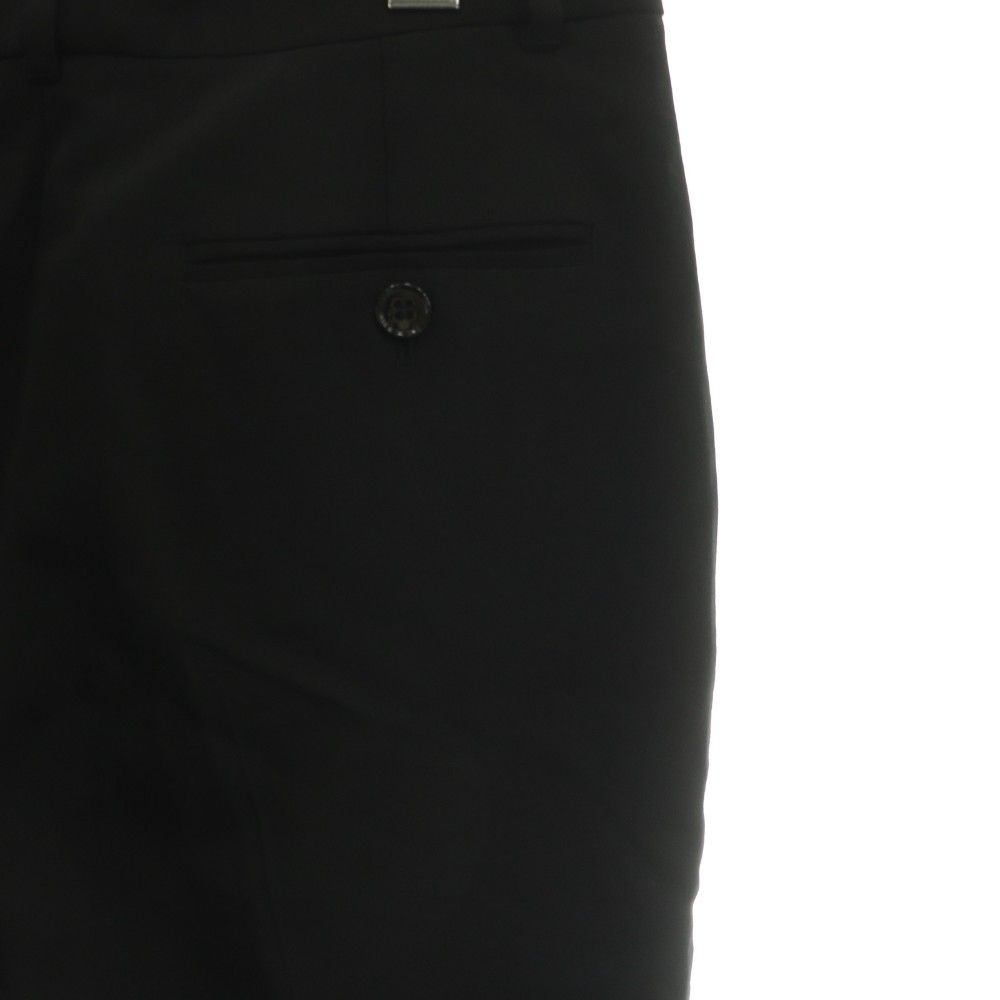 Dolce & Gabbana Trousers Pants Zip Fly Stretch One Color Wool 38 Black BB — view 6