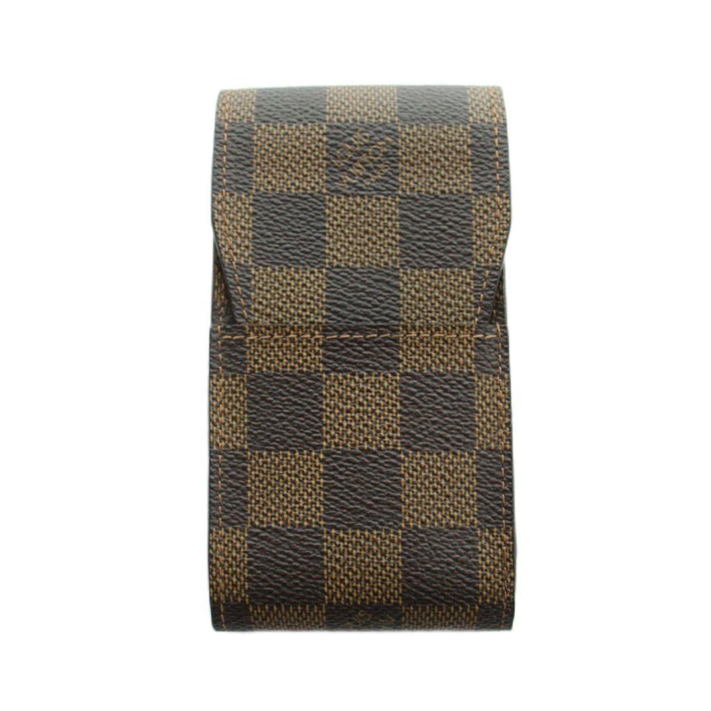 Louis Vuitton Cigarette Case Tobacco Pouch Smoking Equipment Damier Leather