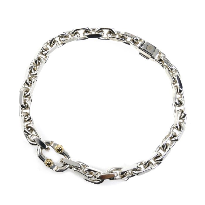 Tiffany & Co 18k Yellow Gold Makers Narrow Bracelet 20 cm