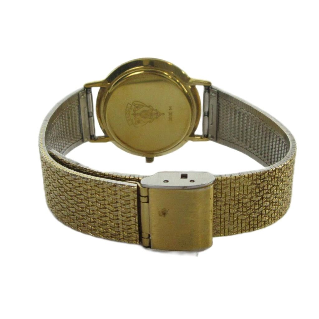 Gucci M Watch Quartz Logo Roman Gold — view 6