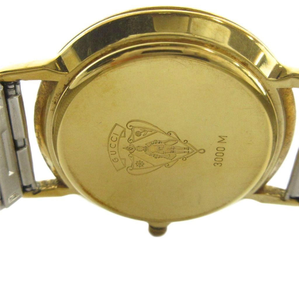 Gucci M Watch Quartz Logo Roman Gold — view 5