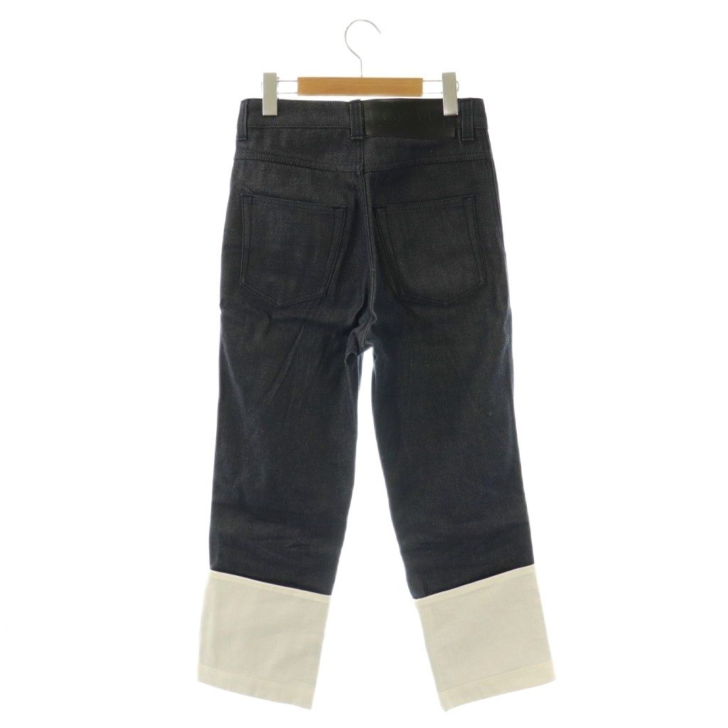 Loewe Fisherman Jeans Stone Wash Denim Pants 32 Indigo Ivory CX — view 2