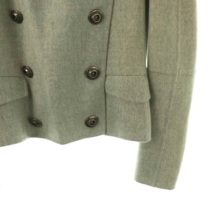 Dior Boutique Jacket Cashmere Logo Button Double Gray ES — view 5