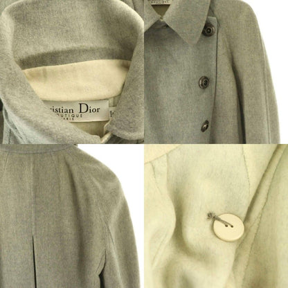 Dior Boutique Jacket Cashmere Logo Button Double Gray ES — view 8