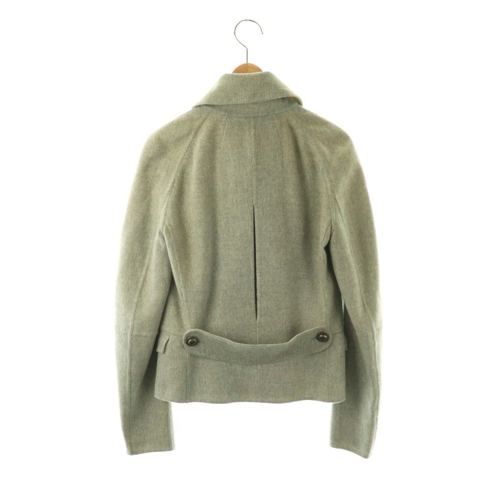 Dior Boutique Jacket Cashmere Logo Button Double Gray ES — view 2