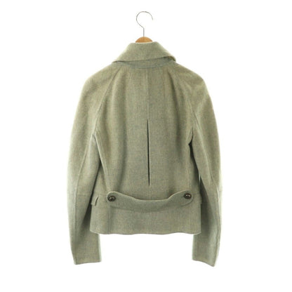 Dior Boutique Jacket Cashmere Logo Button Double Gray ES — view 2