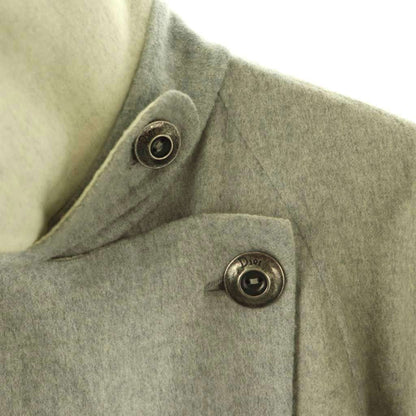 Dior Boutique Jacket Cashmere Logo Button Double Gray ES — view 6