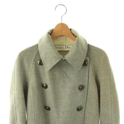 Dior Boutique Jacket Cashmere Logo Button Double Gray ES — view 4