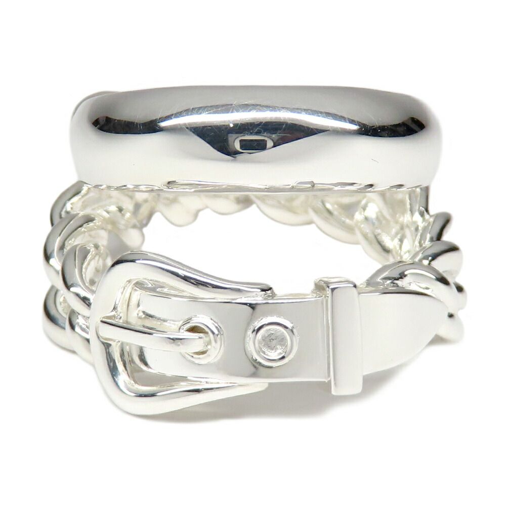 Hermes Ring Book le Series Inflexible 51 Silver