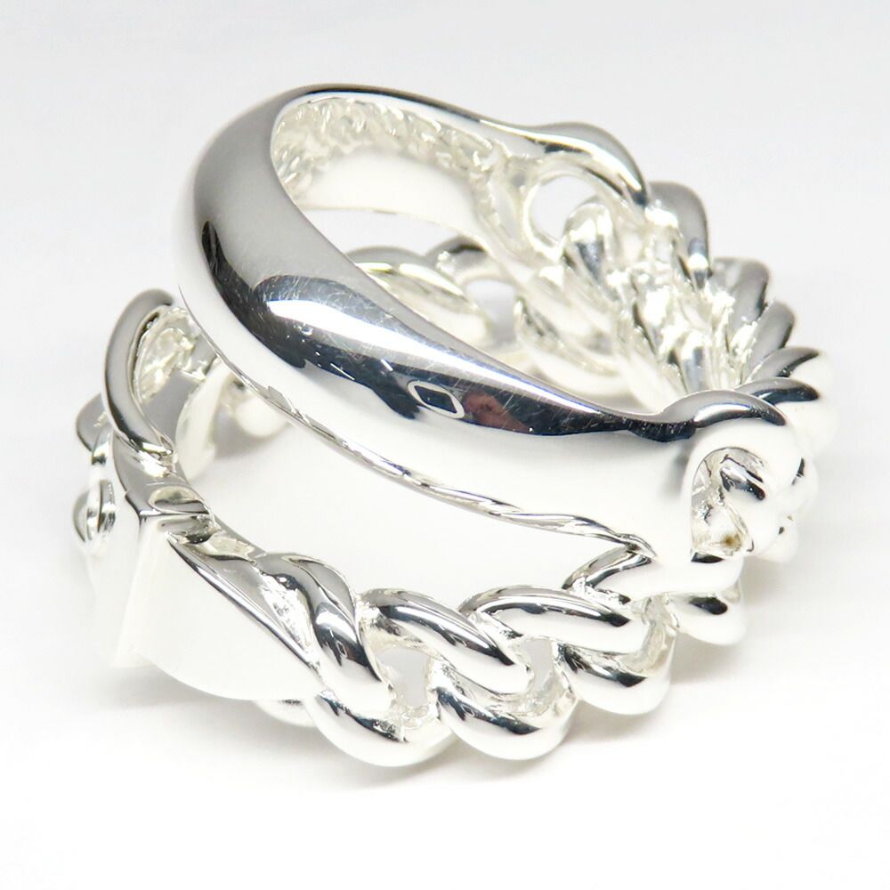 Hermes Ring Book le Series Inflexible 51 Silver — view 2