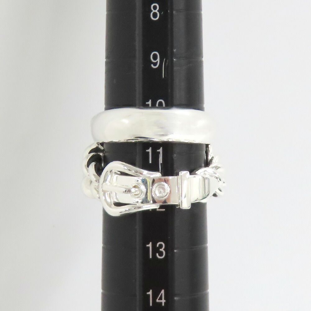 Hermes Ring Book le Series Inflexible 51 Silver — view 9