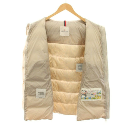 Moncler Torcyn Down Jacket Coat Zip Up Nylon 0 Beige Long Sleeve YM — view 4