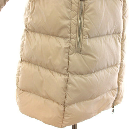 Moncler Torcyn Down Jacket Coat Zip Up Nylon 0 Beige Long Sleeve YM — view 7