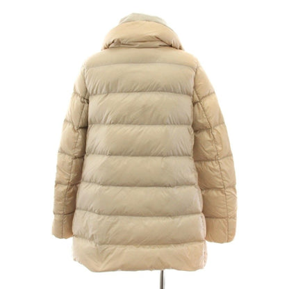 Moncler Torcyn Down Jacket Coat Zip Up Nylon 0 Beige Long Sleeve YM — view 2