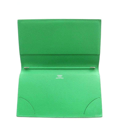 Hermes Agenda Vision Notebook Cover Case Green SS — view 5