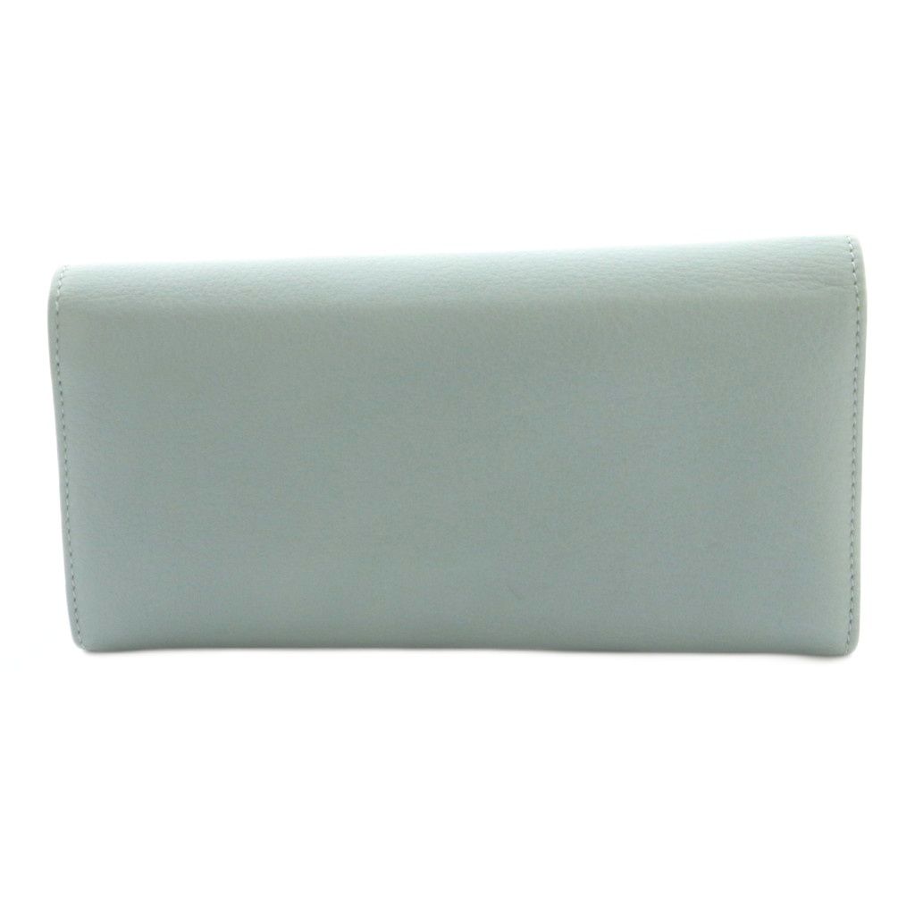 Gucci Flora Wallet Flap Coin Purse Light Blue — view 2