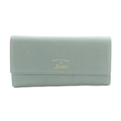 Gucci Flora Wallet Flap Coin Purse Light Blue