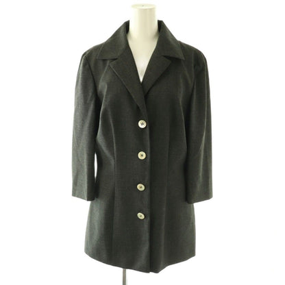 Dolce & Gabbana Suit Set Jacket Knee Length Skirt 46 Gray SY — view 2