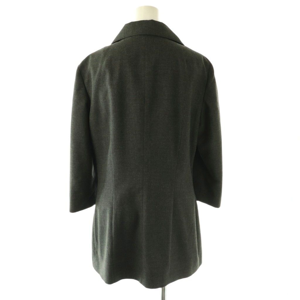 Dolce & Gabbana Suit Set Jacket Knee Length Skirt 46 Gray SY — view 3