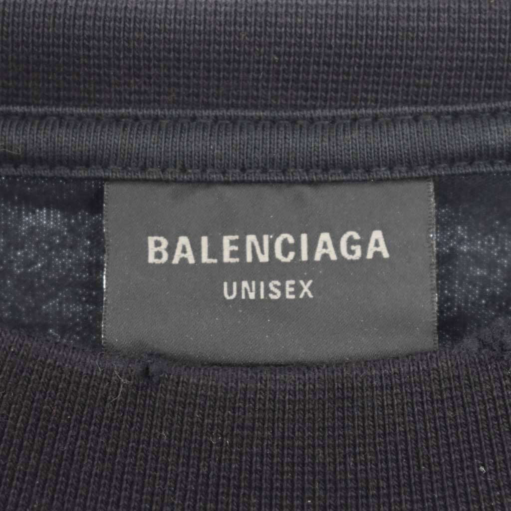 Balenciaga Pierced T-Shirt Body Earrings Short Sleeve Distressed Shirt 5 XXL — view 3