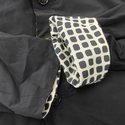 Max Mara Weekend Line Reversible Jacket 42 White Navy Check Pattern Regular — view 5