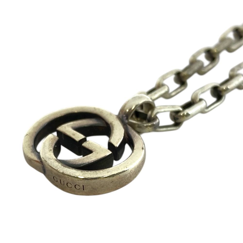 Gucci Interlocking Necklace Pendant GG Logo Star Ring Silver Classic Sophisticat — view 3