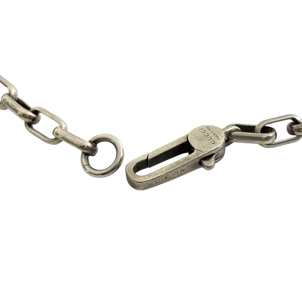 Gucci Interlocking Necklace Pendant GG Logo Star Ring Silver Classic Sophisticat — view 8