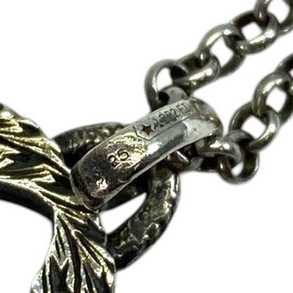 Gucci Arabesque Interlocking Necklace Pendant GG Logo Star Ring Silver Classic — view 5