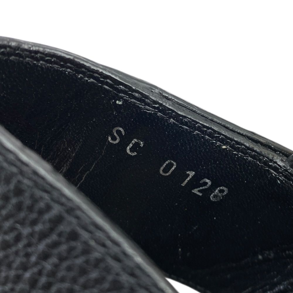 Louis Vuitton Horizon Line Sandals LV Logo Gold Black Leather 34.5 ): Sophistica — view 9