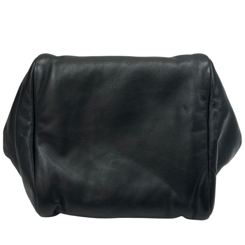 Loro Piana Shoulder Bag Crossbody Logo Charm Nappa Leather Black Classic — view 5