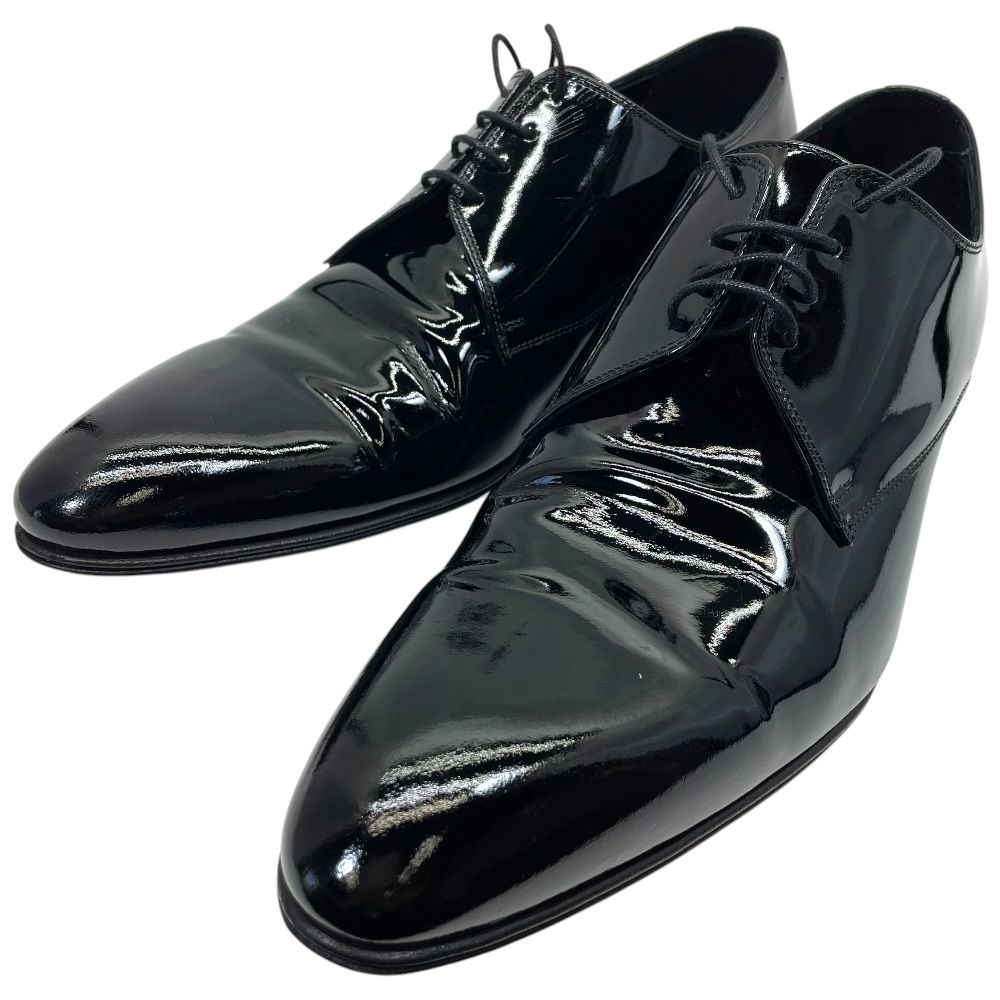 Dior Davi Shoes Business Patent Leather Black 40 Classic