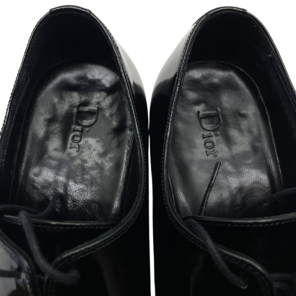 Dior Davi Shoes Business Patent Leather Black 40 Classic — view 7