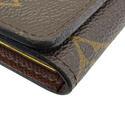 Louis Vuitton 4 Monogram Multicles 4 Key Case Compact Leather Brown Sophisticati — view 3