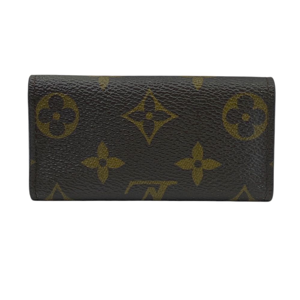 Louis Vuitton 4 Monogram Multicles 4 Key Case Compact Leather Brown Sophisticati — view 2