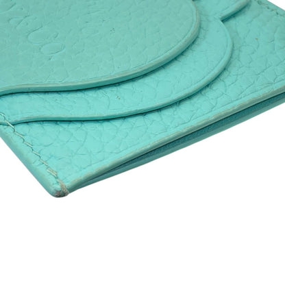 Tiffany & Co Return to Card Case Business Holder Era Heart Leather Blue — view 4