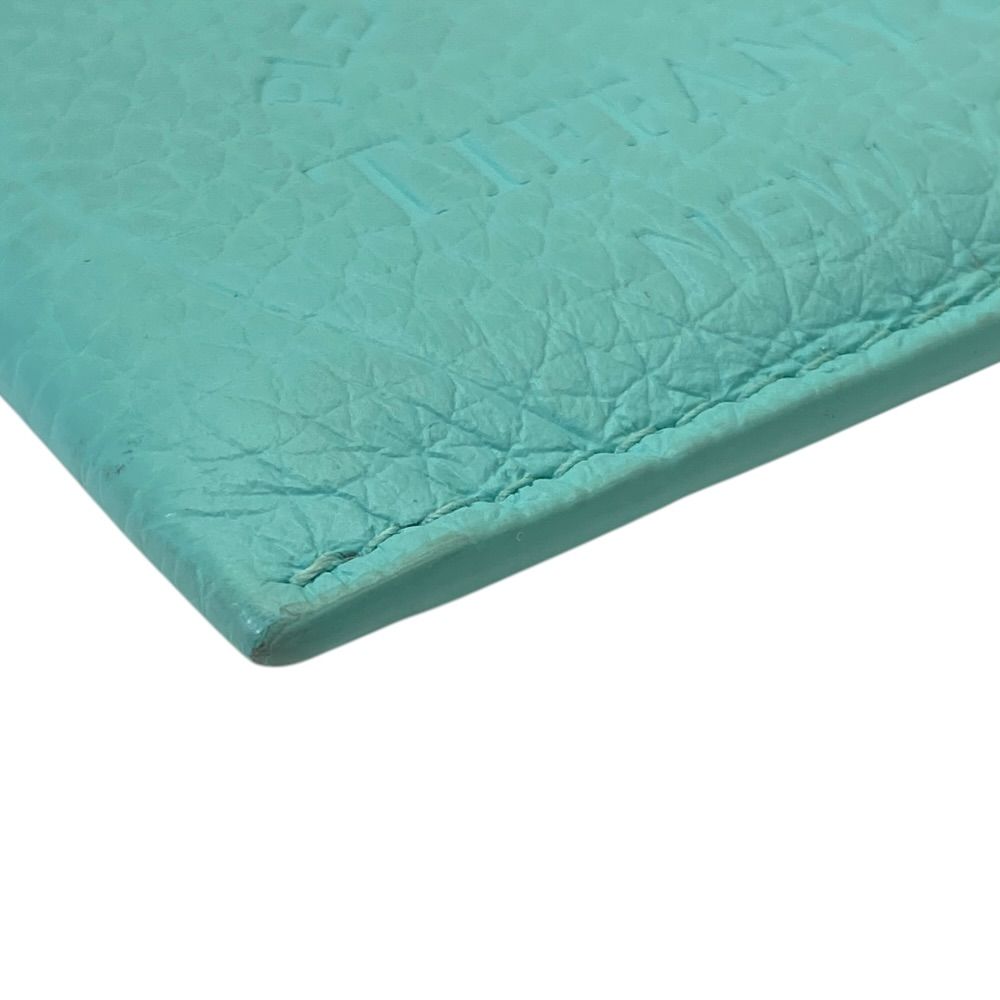 Tiffany & Co Return to Card Case Business Holder Era Heart Leather Blue — view 3