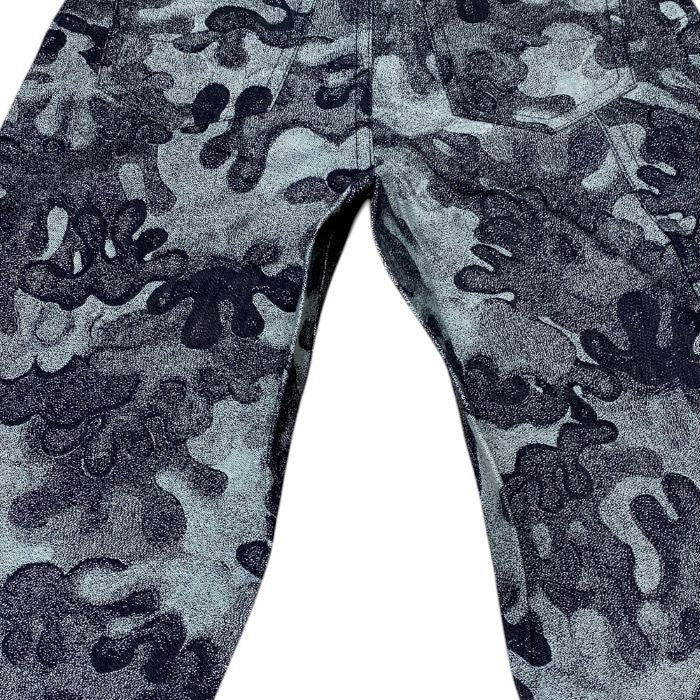Dior and Peter Doig Collaboration Denim Pants Jeans Camouflage Jacquard Cotton — view 6