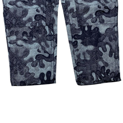 Dior and Peter Doig Collaboration Denim Pants Jeans Camouflage Jacquard Cotton — view 3