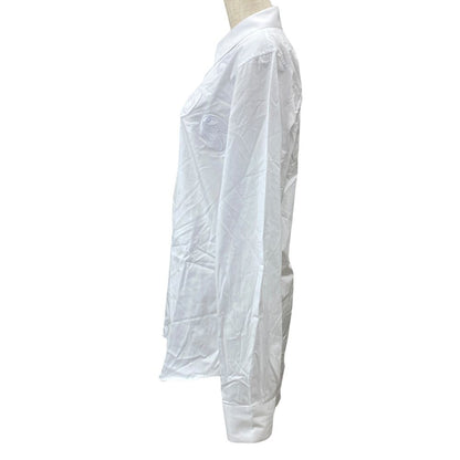 Dior Kenny Shaft Shirt Long Sleeve Face Embroidery Cotton White and Scharf 39: — view 2