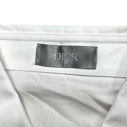Dior Kenny Shaft Shirt Long Sleeve Face Embroidery Cotton White and Scharf 39: — view 6