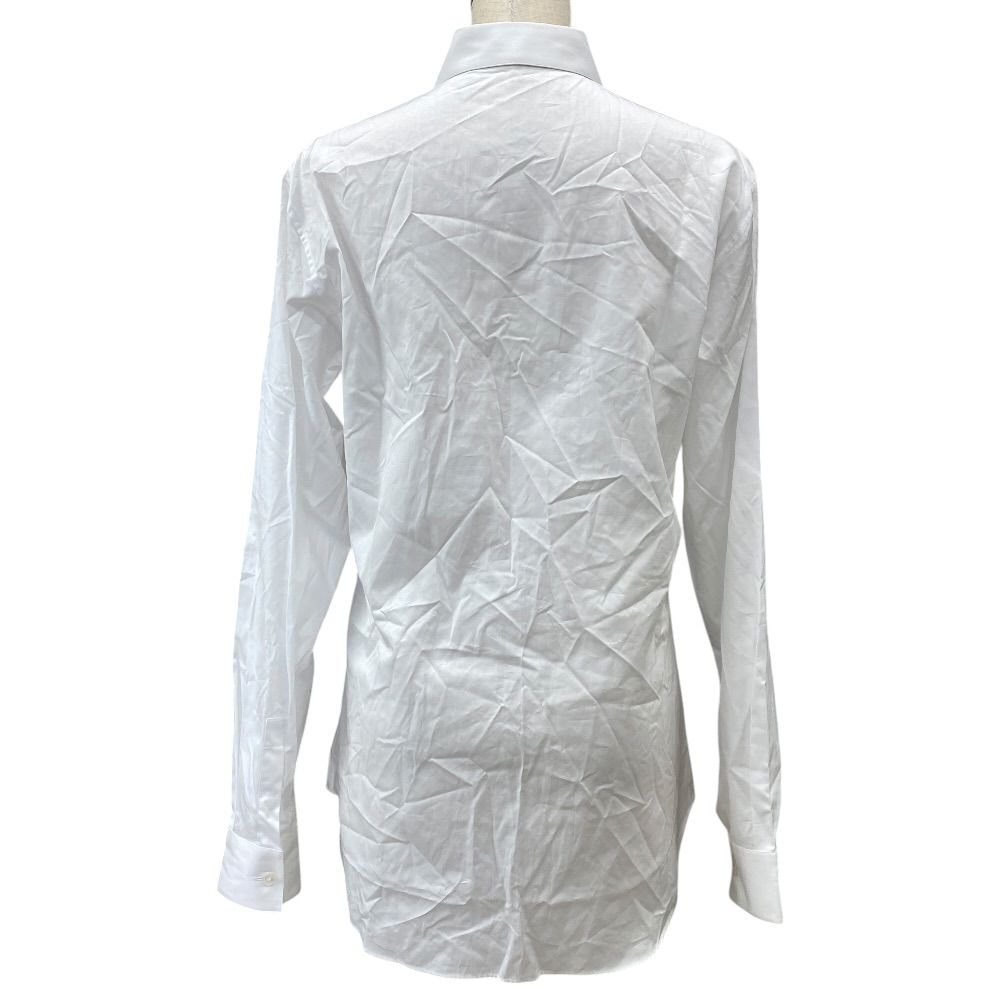 Dior Kenny Shaft Shirt Long Sleeve Face Embroidery Cotton White and Scharf 39: — view 3