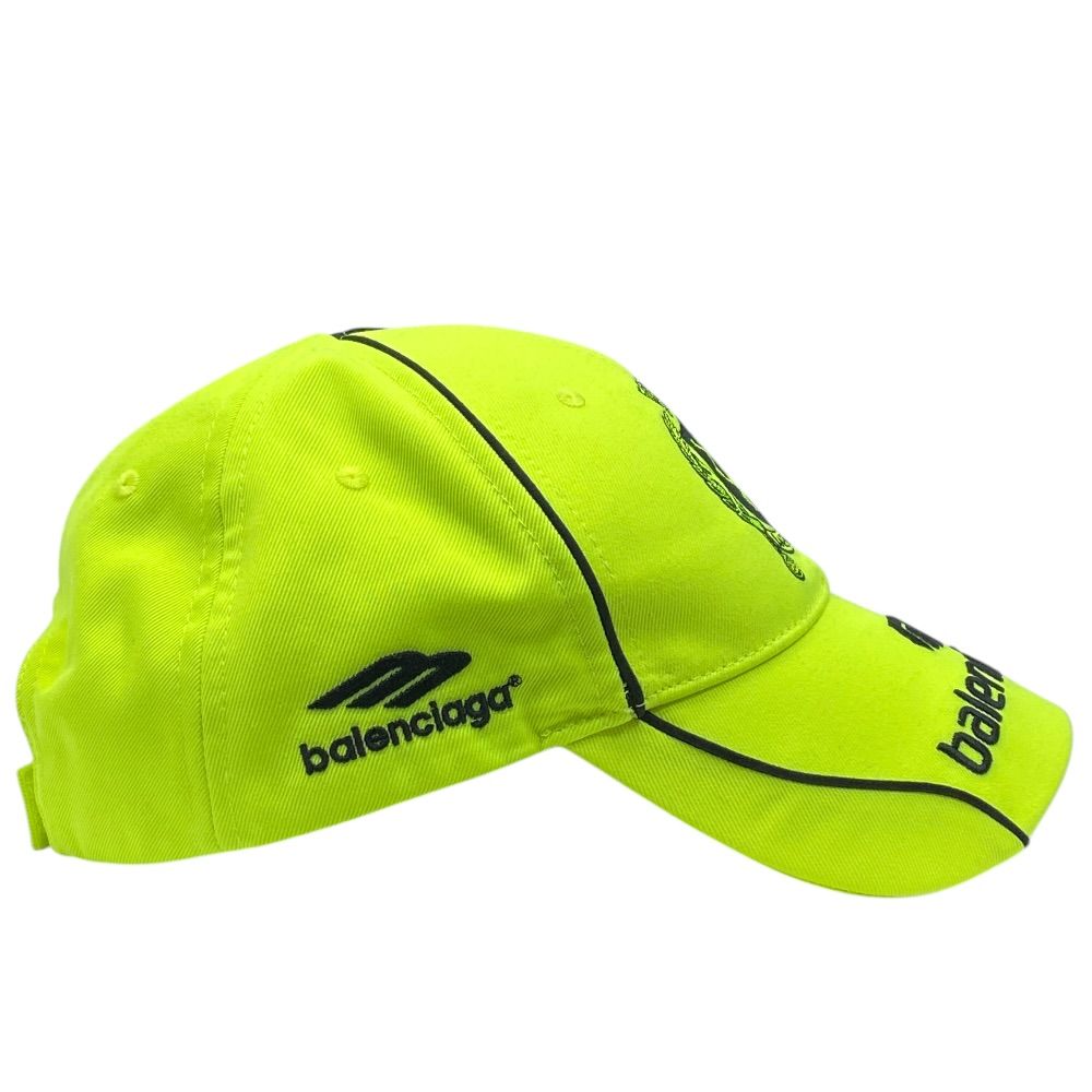 Balenciaga Paris Soccer Cap Baseball Cap Hat White Logo L 59 cm Sophisticated — view 3