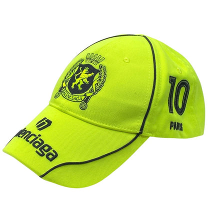 Balenciaga Paris Soccer Cap Baseball Cap Hat White Logo L 59 cm Sophisticated
