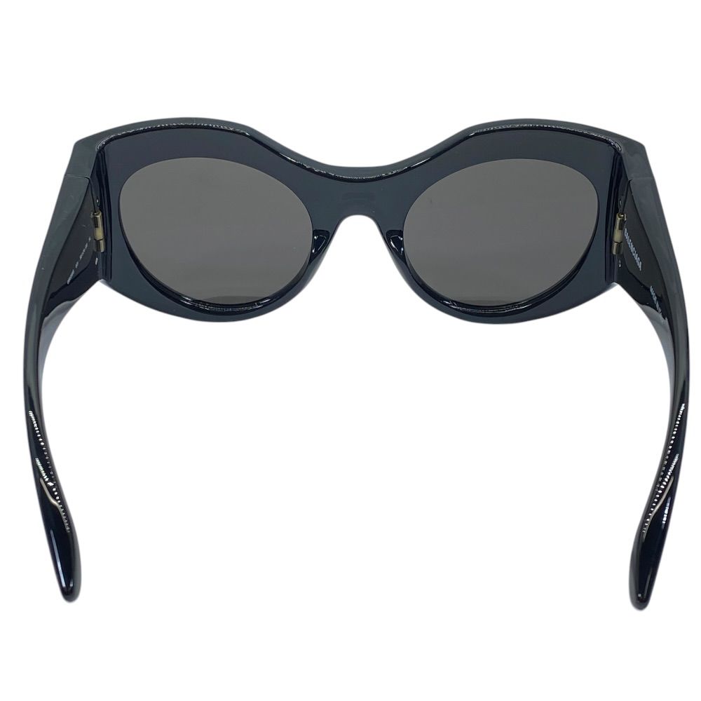 Balenciaga Sunglasses Hourglass Round Eyewear Black Acetate Sophistication — view 4