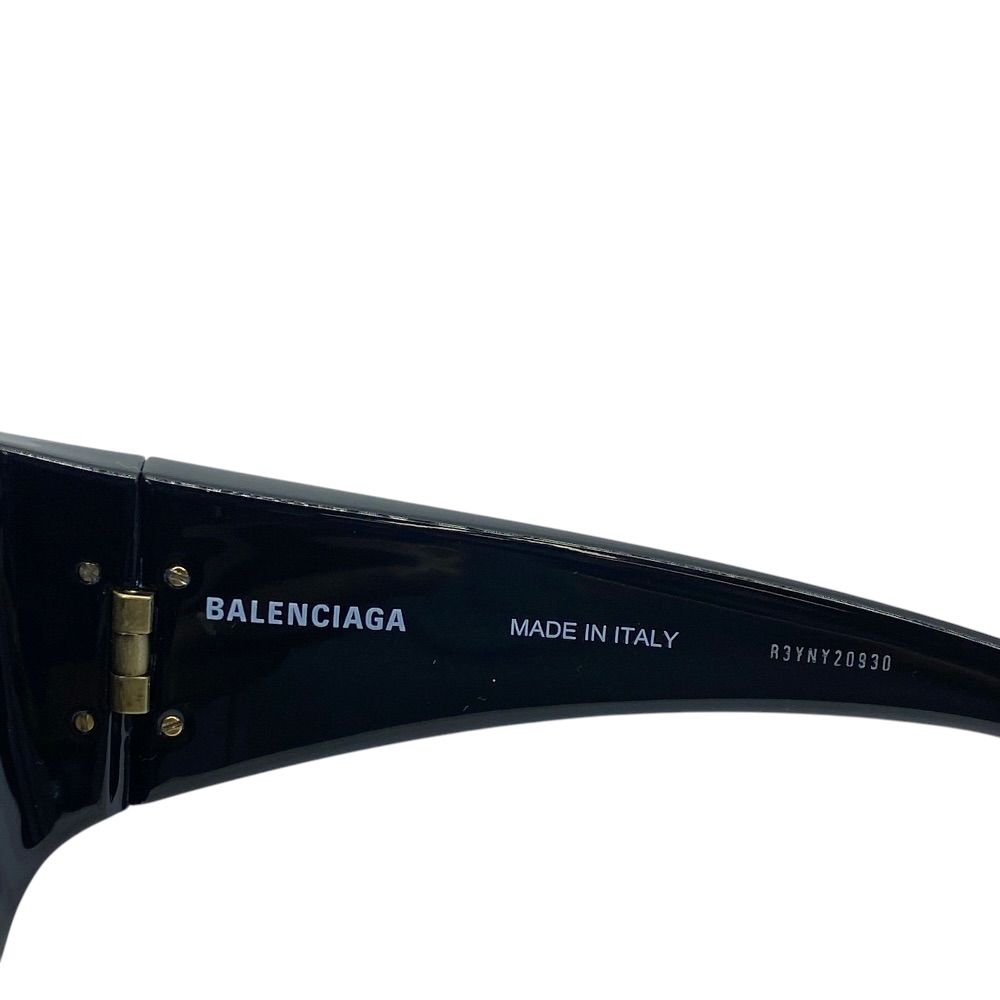 Balenciaga Sunglasses Hourglass Round Eyewear Black Acetate Sophistication — view 6
