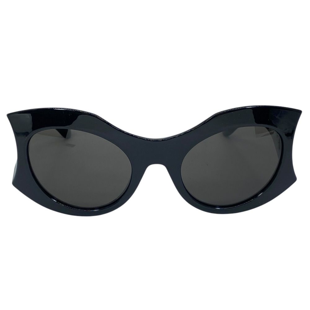 Balenciaga Sunglasses Hourglass Round Eyewear Black Acetate Sophistication — view 2