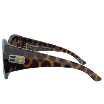 Balenciaga Sunglasses Hourglass Round Eyewear Brown Tortoiseshell Acetate — view 5